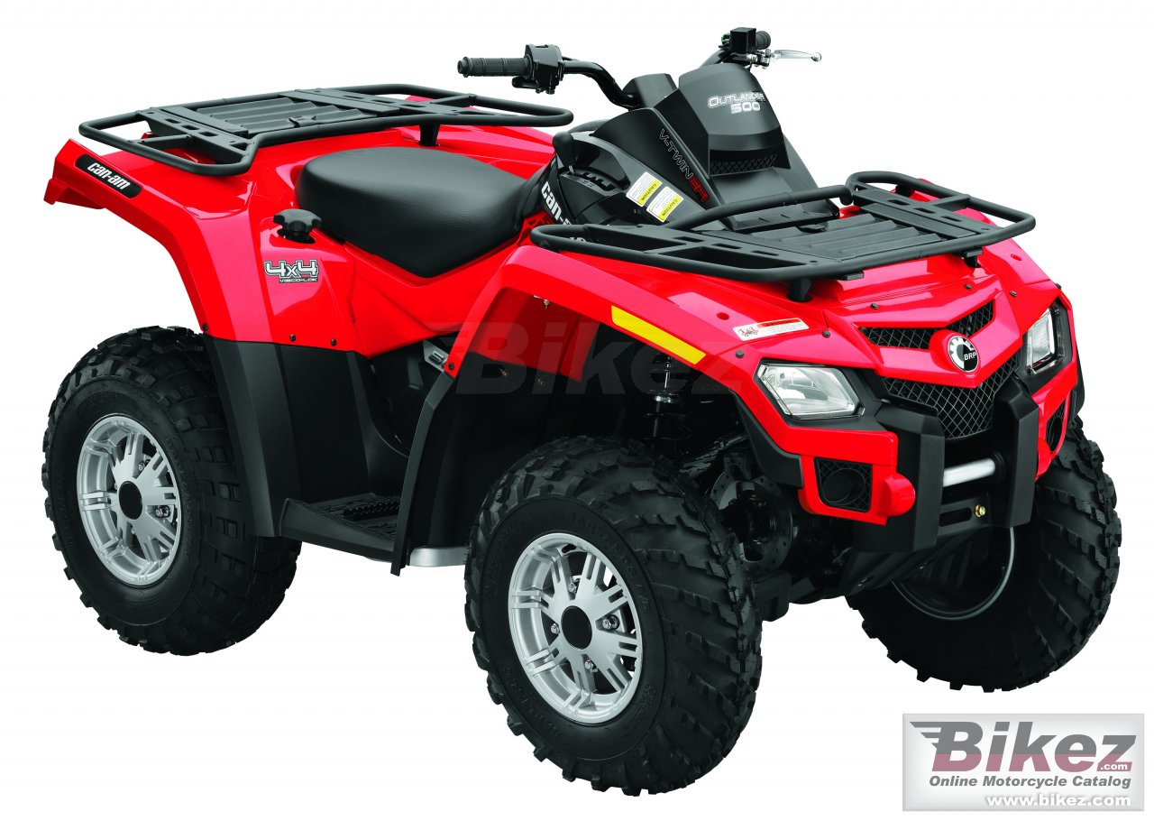 Big Can-Am outlander 500 efi picture and wallpaper from Bikez.com